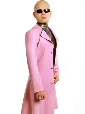 Latex Mens Trench Coat