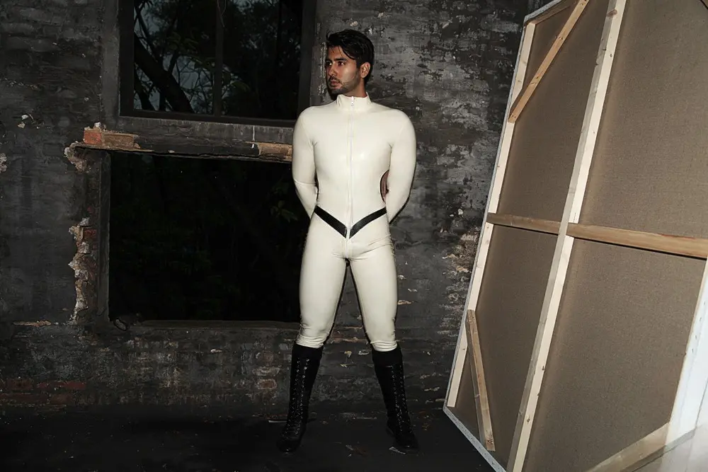 Latex Mens Vidar Front Zipper Catsuit Latex Mens Vidar Front Zipper Catsuit
