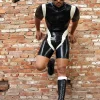 Latex Mens Waverider Back Zipper Catsuit Latex Mens Waverider Back Zipper Catsuit