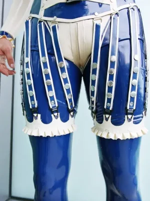 Latex Mens Western Saloon Corset Catsuit Latex Mens Western Saloon Corset Catsuit