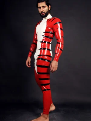 Latex Mens Wildside Neck Entry Catsuit Latex Mens Wildside Neck Entry Catsuit