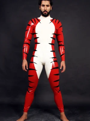 Latex Mens Wildside Neck Entry Catsuit Latex Mens Wildside Neck Entry Catsuit