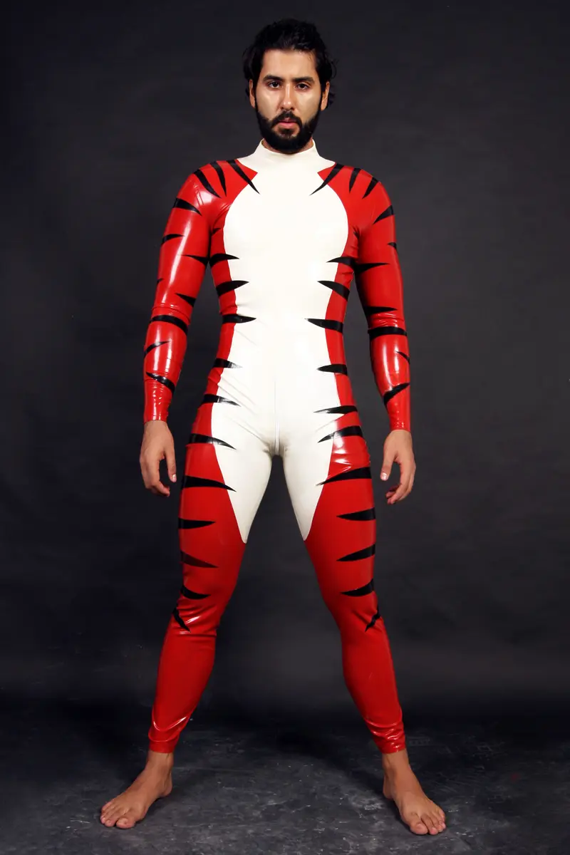 Latex Mens Wildside Neck Entry Catsuit Latex Mens Wildside Neck Entry Catsuit