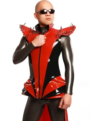 Latex Mens Winged Warrior Costume Latex Mens Winged Warrior Costume