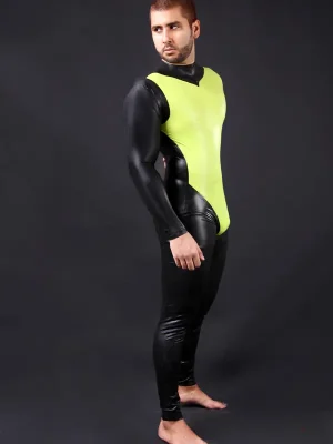Latex Mens Zipperless Neck Entry Catsuit Latex Mens Zipperless Neck Entry Catsuit