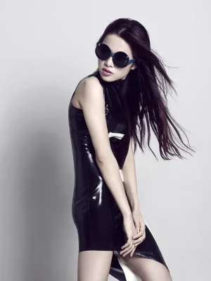 Latex Modern Minimalist Dress
