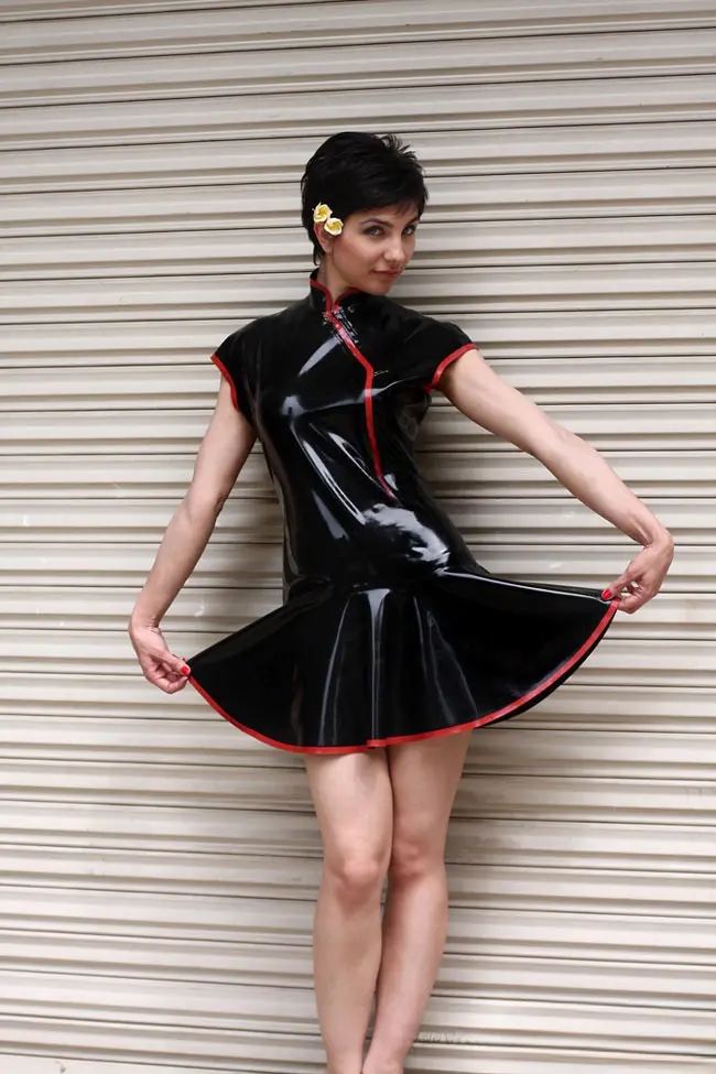 Latex Naughty and Nice Dress Latex Naughty and Nice Dress