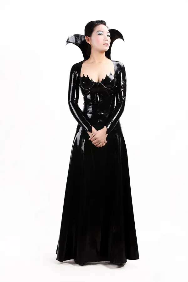 Latex Naughty Necromantress Dress Latex Naughty Necromantress Dress