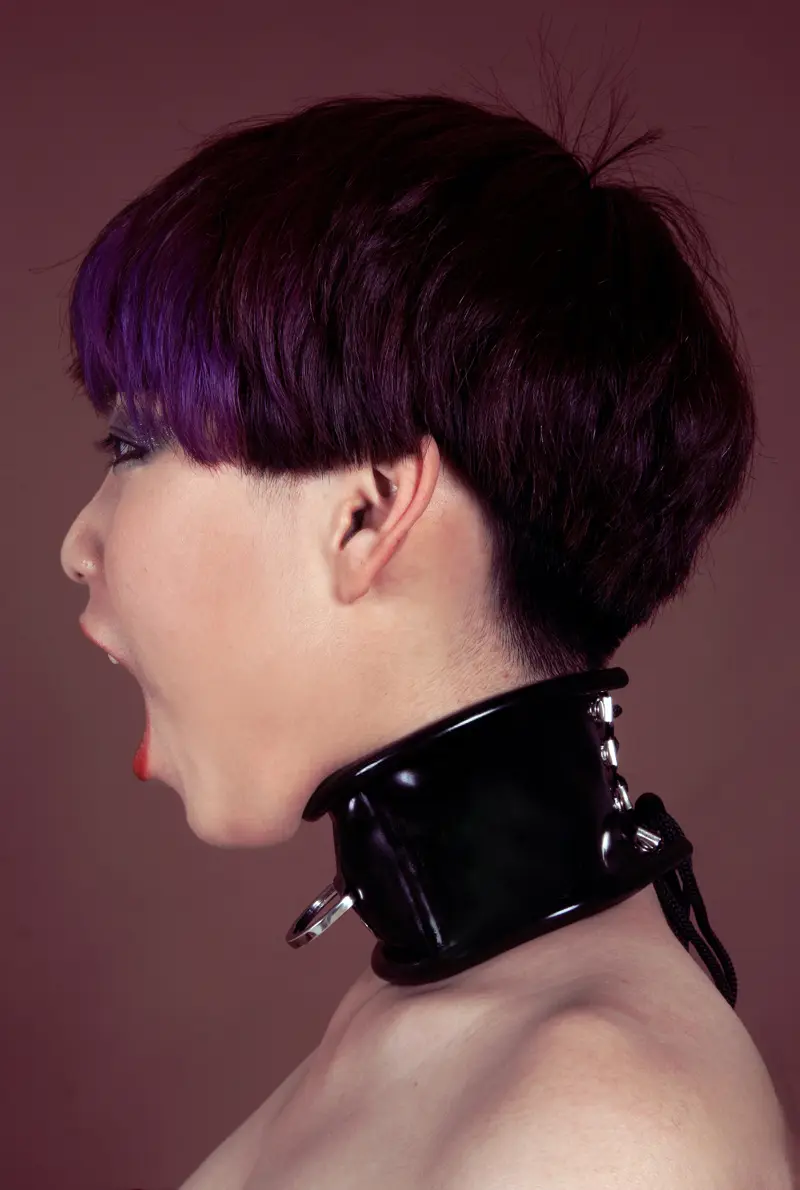 Latex Neck Collar Corset Latex Neck Collar Corset