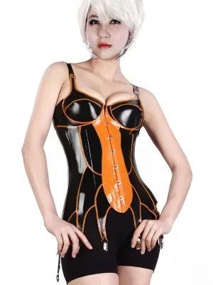 Latex Petals Falling Corset Latex Petals Falling Corset