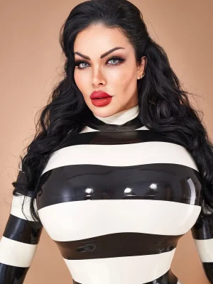 Latex Prison Break! Catsuit