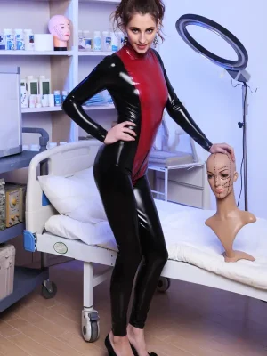Latex "R" for Ravenous Catsuit