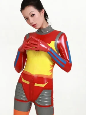 Latex Red Anime Style Catsuit Latex Red Anime Style Catsuit