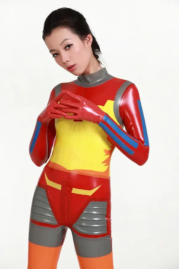Latex Red Anime Style Catsuit Latex Red Anime Style Catsuit