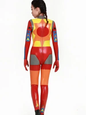 Latex Red Anime Style Catsuit Latex Red Anime Style Catsuit