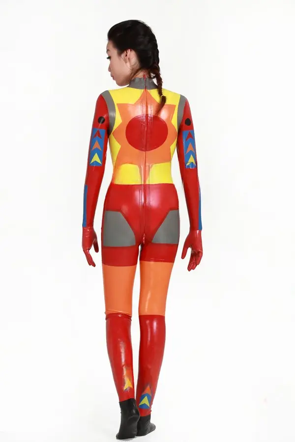 Latex Red Anime Style Catsuit Latex Red Anime Style Catsuit