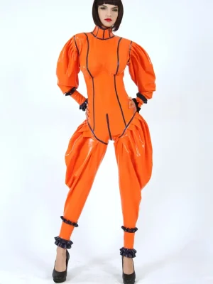Latex Rio Rita Carnival Suit Catsuit Latex Rio Rita Carnival Suit Catsuit