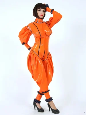 Latex Rio Rita Carnival Suit Catsuit Latex Rio Rita Carnival Suit Catsuit