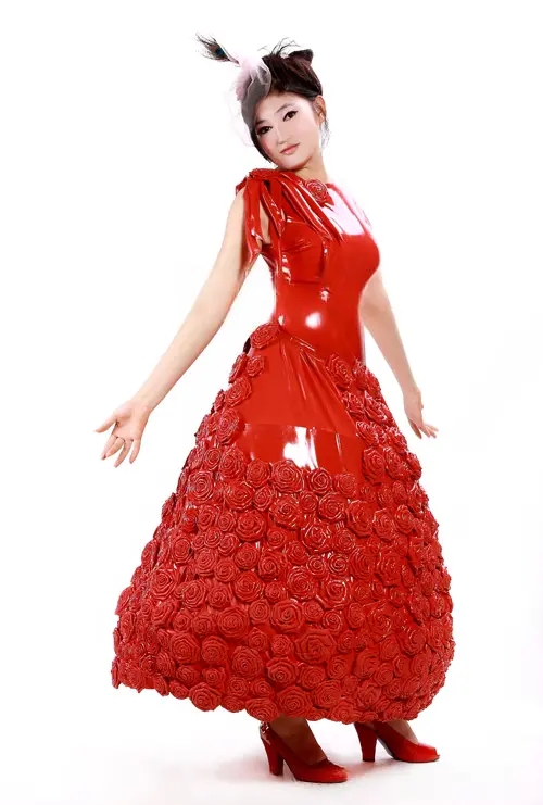 Latex Rose Belle Dress Latex Rose Belle Dress