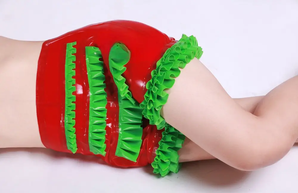 Latex Ruffled n Short Latex Ruffled n Short
