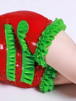 Latex Ruffled n Short
