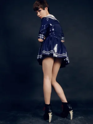 Latex Sailorette Tunic Top Latex Sailorette Tunic Top