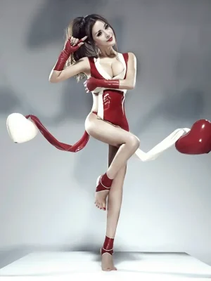 Latex Santas Trophy Wife Dress