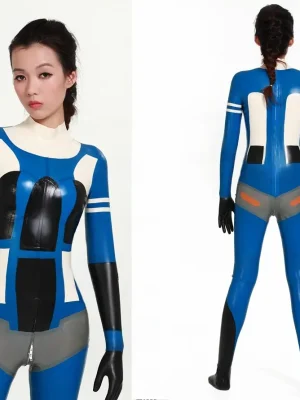 Latex Sensual Modern Art Catsuit