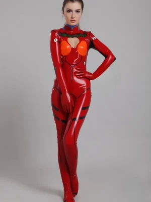 Latex Sexy Shikinami Asuka Langley Catsuit Latex Sexy Shikinami Asuka Langley Catsuit