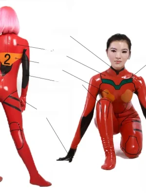 Latex Sexy Shikinami Asuka Langley Catsuit