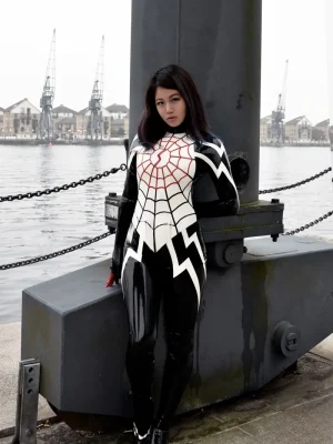 Latex Sexy Wild Spide Catsuit