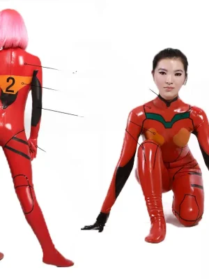 Latex Shikinami Asuka Langley Catsuit Latex Shikinami Asuka Langley Catsuit