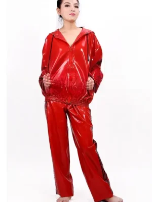 Latex Slick Tracksuit