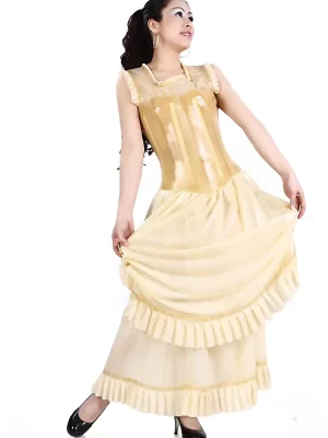 Latex Southern Gal Saloon Style Corseted Party Dress Latex Southern Gal Saloon Style Corseted Party Dress