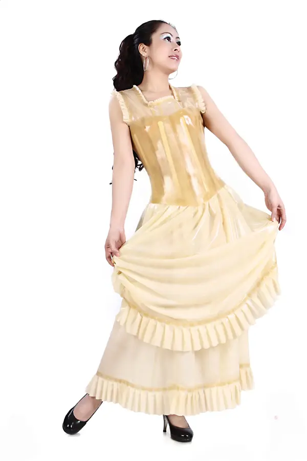 Latex Southern Gal Saloon Style Corseted Party Dress Latex Southern Gal Saloon Style Corseted Party Dress