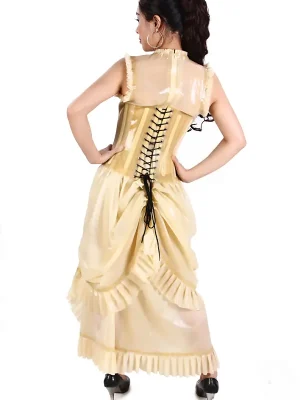 Latex Southern Gal Saloon Style Corseted Party Dress Latex Southern Gal Saloon Style Corseted Party Dress