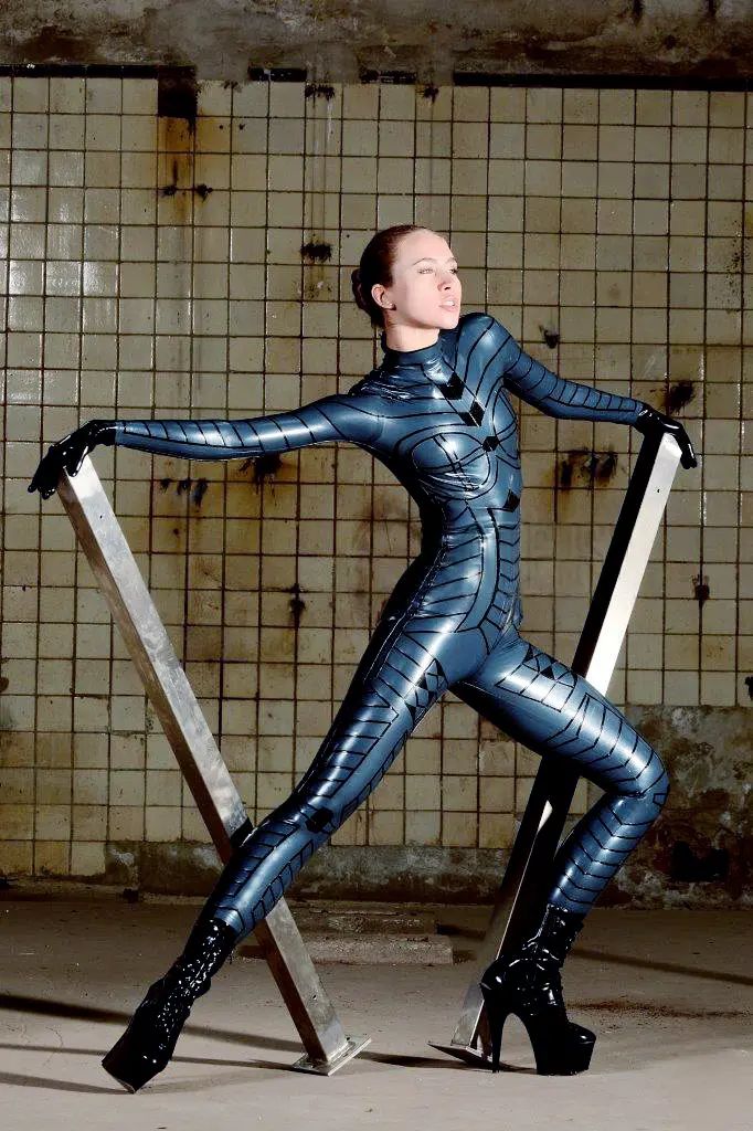 Latex Space Girl Catsuit Latex Space Girl Catsuit