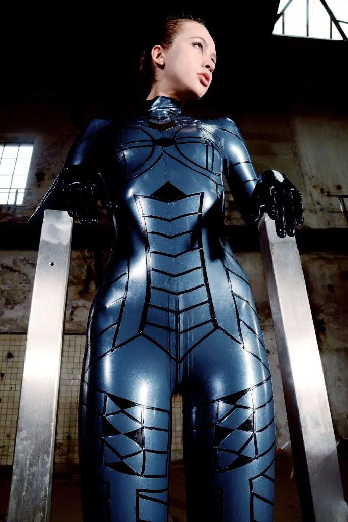 Latex Space Girl Catsuit Latex Space Girl Catsuit