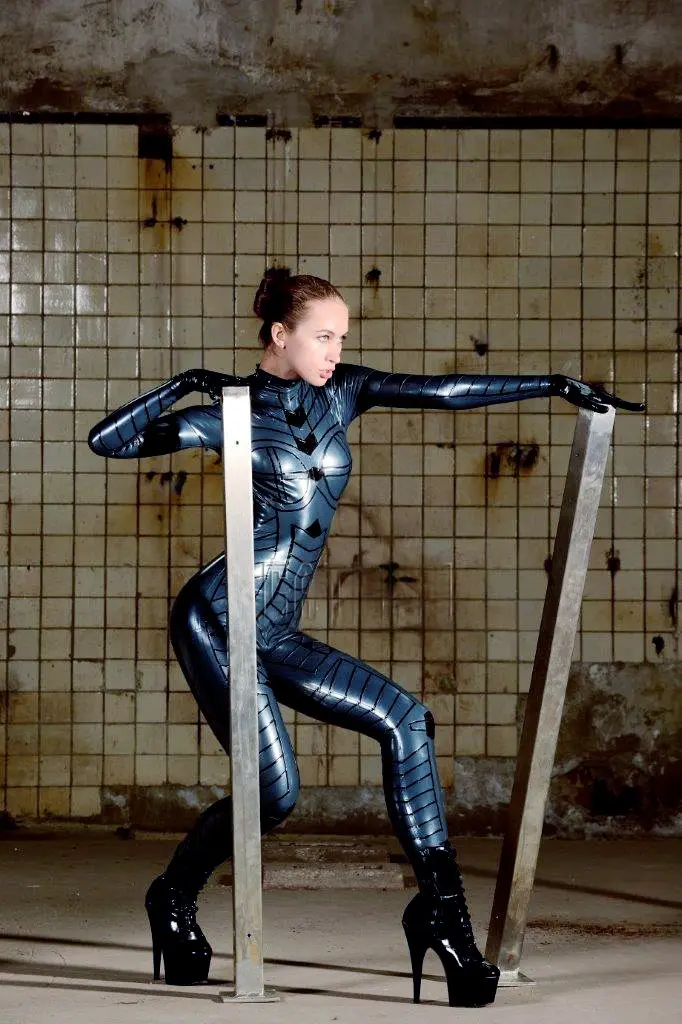 Latex Space Girl Catsuit Latex Space Girl Catsuit