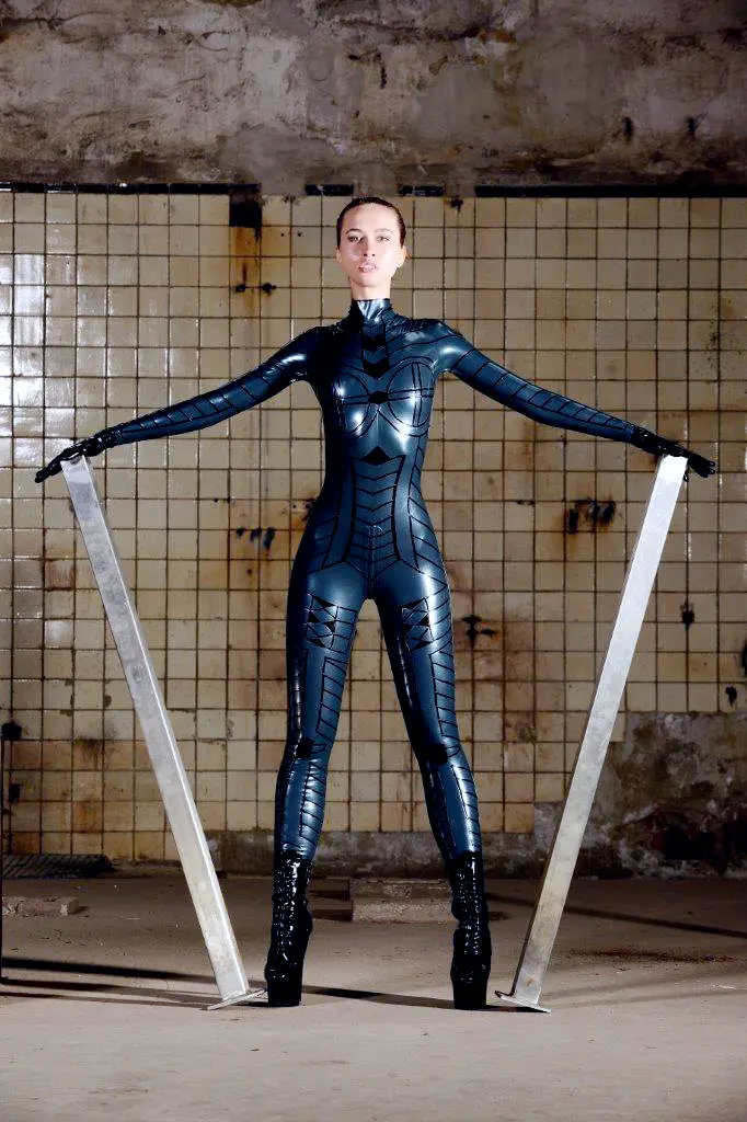 Latex Space Girl Catsuit Latex Space Girl Catsuit