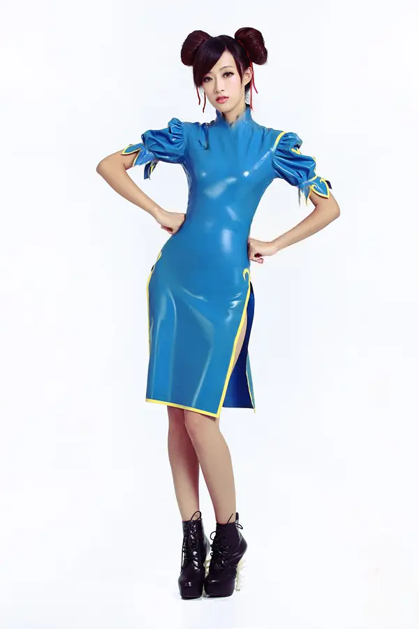 Latex Street Fighter: Chun-Li Dress Latex Street Fighter: Chun-Li Dress