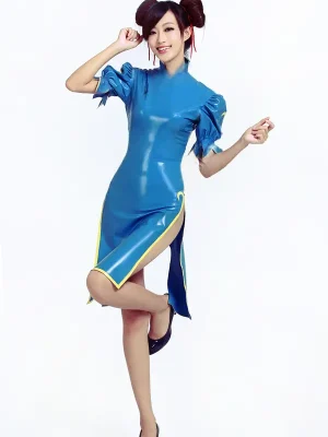 Latex Street Fighter: Chun-Li Dress Latex Street Fighter: Chun-Li Dress
