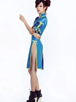 Latex Street Fighter: Chun-Li Dress Latex Street Fighter: Chun-Li Dress