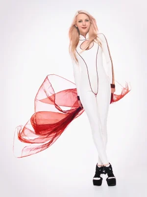 Latex Teardrop Casual Catsuit