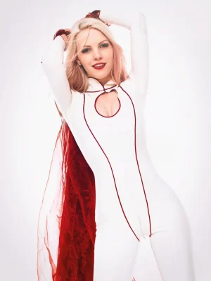 Latex Teardrop Casual Catsuit