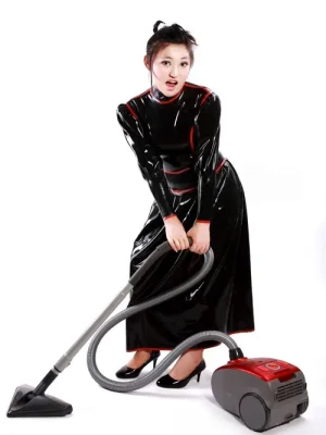 Latex Total Black Dress Latex Total Black Dress