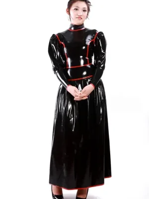Latex Total Black Dress Latex Total Black Dress