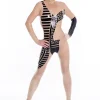 Latex Tribal Halter Dance Corset Latex Tribal Halter Dance Corset