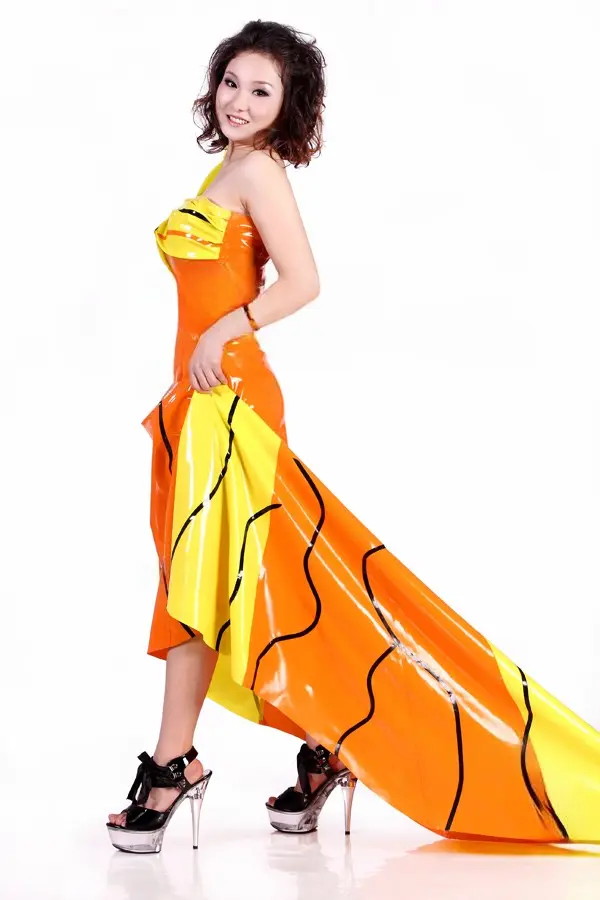 Latex Tropical Sun Dress Latex Tropical Sun Dress