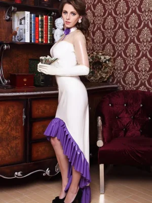 Latex Trumpet Beauty Dress